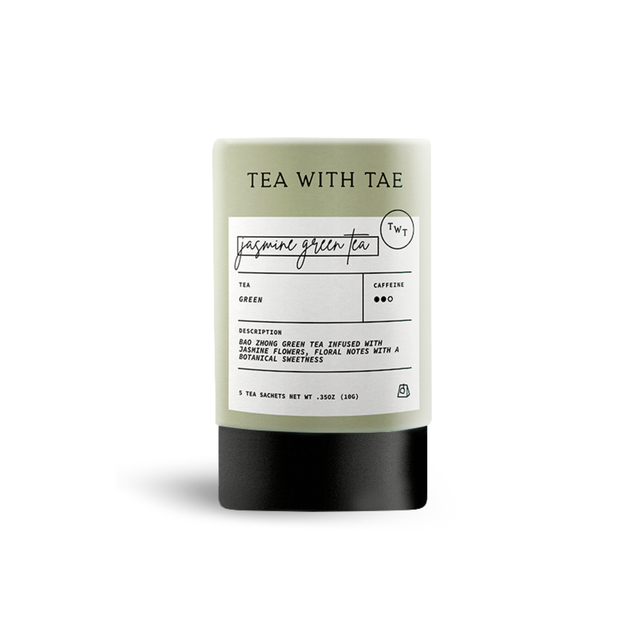 Jasmine Green Tea Mini Tube Gift (5 tea bags)